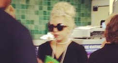 Lady Gaga shopping in Chicago