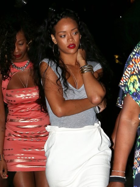 Rihanna Partying In Saint-Tropez