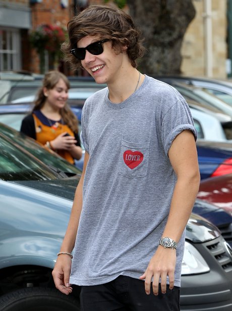 Harry Styles out in Oxford in 2012.