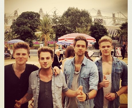 Lawson outside the olympic stadium