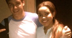 Liam Payne with Dionne Bromfield in the studio