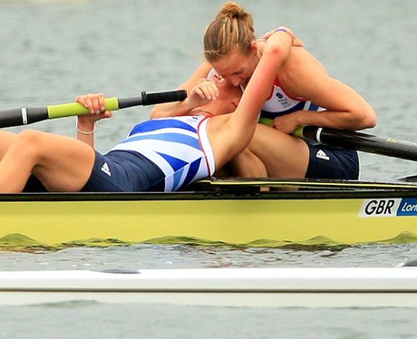 Anna Watkins And Katherine Grainger Crowned Olympic Champions In The Women's Double Sculls event.