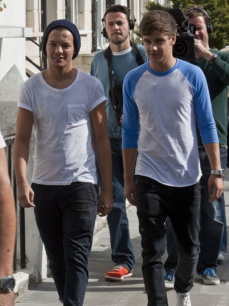 Louis Tomlinson and Liam Payne in London.
