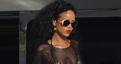 Rihanna on holiday in Italy