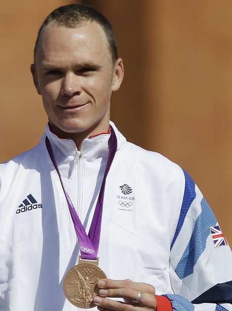 Chris Froome Men's Time Trial Bronze For Team GB