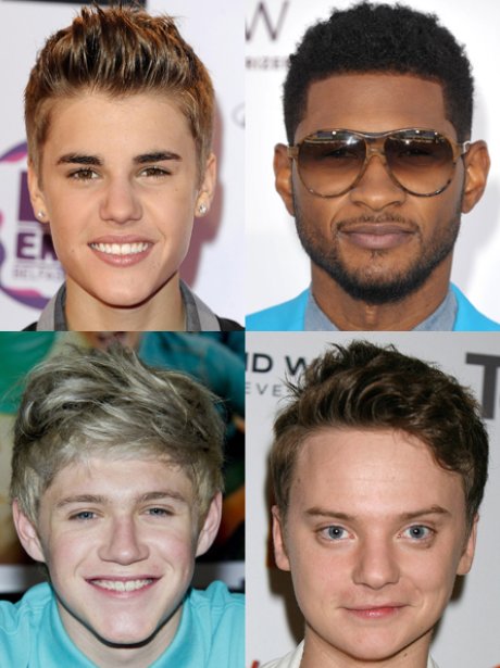 Justin Bieber, Usher, Nial Horan, Conor Maynard