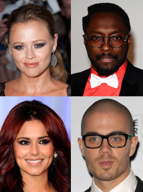 Kimberley Walsh, Will.i.am, Cheryl Cole, Max Georg