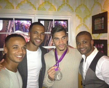 JLS and Olympic gymnast Louis Smith