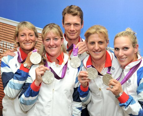 Team GB Featuring Zara Philips Win Silver in Equestrian Team Eventing At London 2012