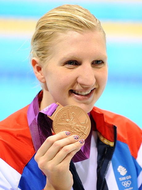 Rebecca Adlington Wins Bronze At The London 2012 Olympic Games