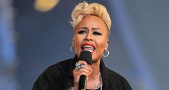 Emeli Sande performs at the Olympic Closing Ceremo