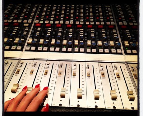 Jessie J back in the recording studio.