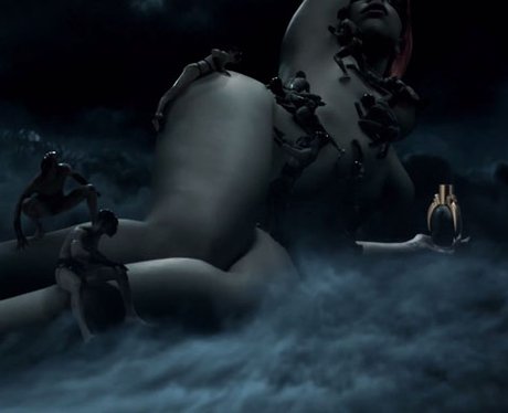 Lady Gaga naked in Fame advert