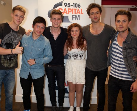 Lawson meet fans at their Capital FM session.