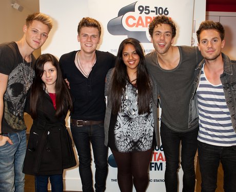 Lawson meet fans at their Capital FM session.
