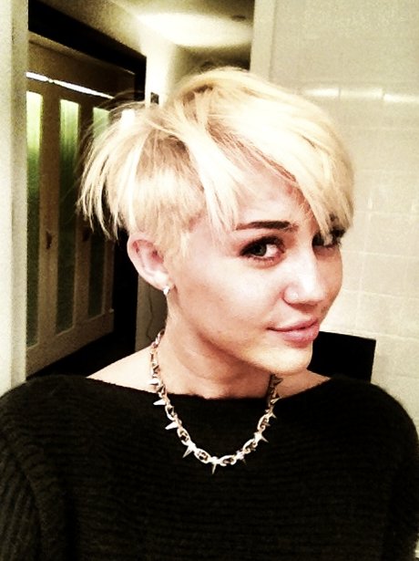 Miley Cyrus New Hair Cut