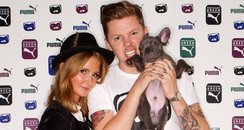 Professor Green with Millie Mackintosh and her dog