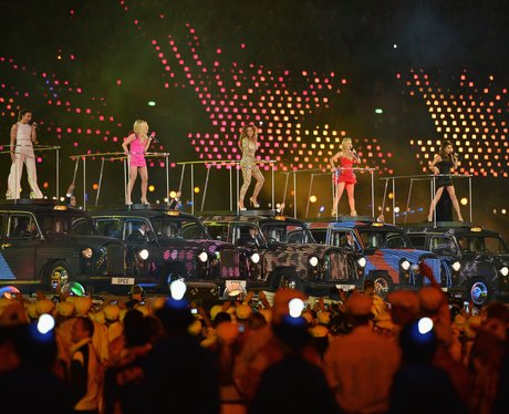 Spice Girls at the London 2012 closing ceremony.