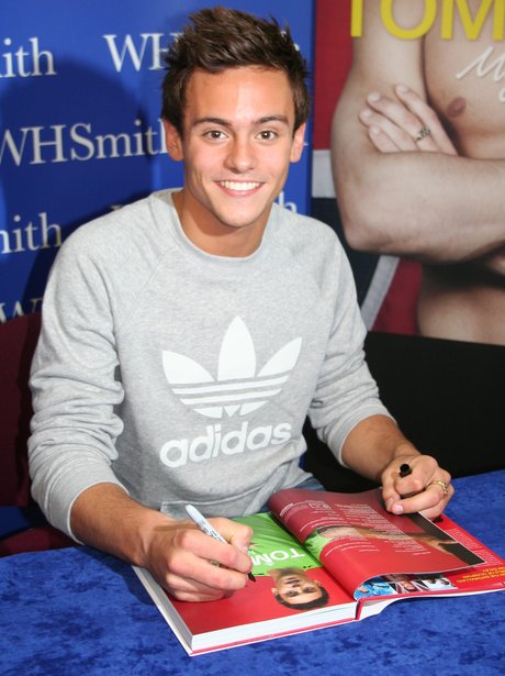 Tom Daley at book signing