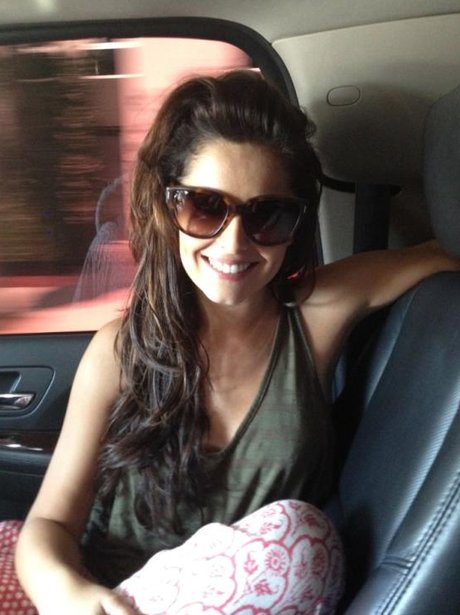 Cheryl Cole after rehearsals for her tour