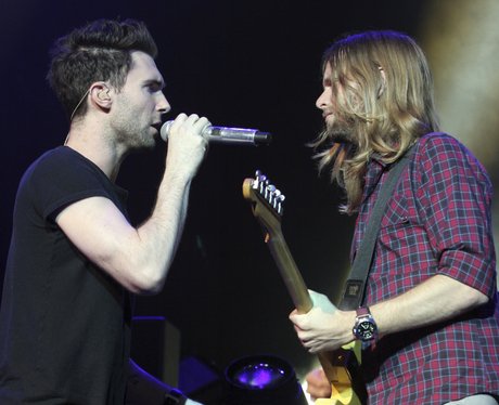 Maroon 5 on stage