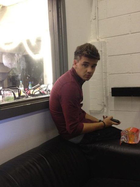One Direction's Liam Payne at a photoshoot.