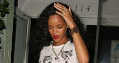 Rihanna out for dinner