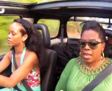 Rihanna with Oprah Winfrey