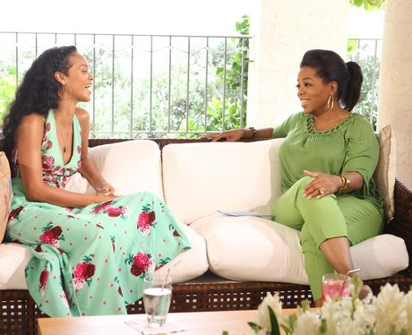 Rihanna with Oprah Winfrey