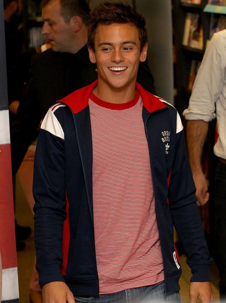 Tom Daley at his book signing