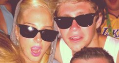 Tulisa with Nial from One Direction