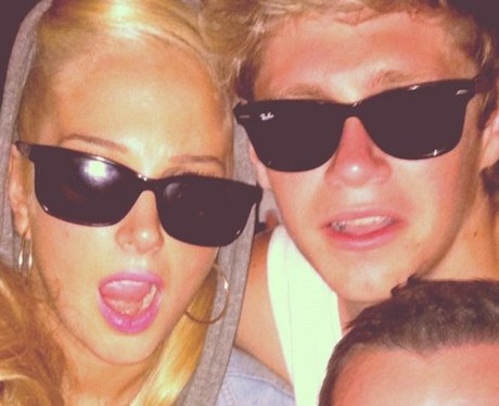 Tulisa with Nial from One Direction