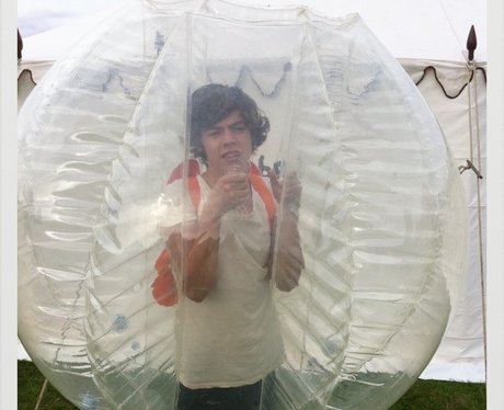 Harry Styles in bubble