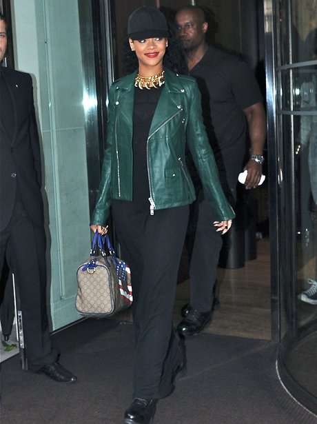 Rihanna out in london
