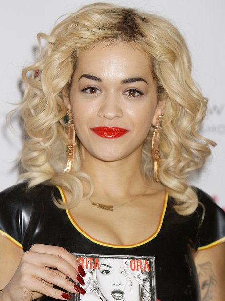 Rita Ora with album