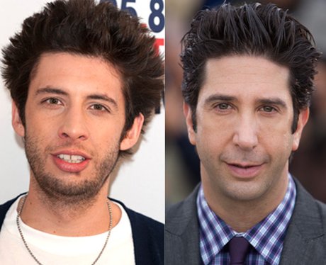 Example and David Schwimmer lookalikes