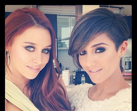 Frankie Sanford and Una Healy at MTV VMAs 2012.