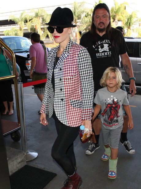 Gwen Stefani and family
