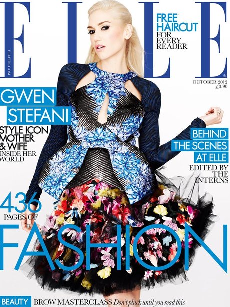 Gwen Stefani ELLE cover magazine