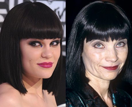 Jessie J and Mystic Meg lookalike