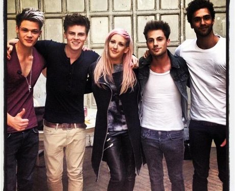Lawson and Ellie Goulding get to meet.