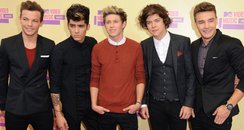 One Direction arrive at the MTV VMA 2012 Awards