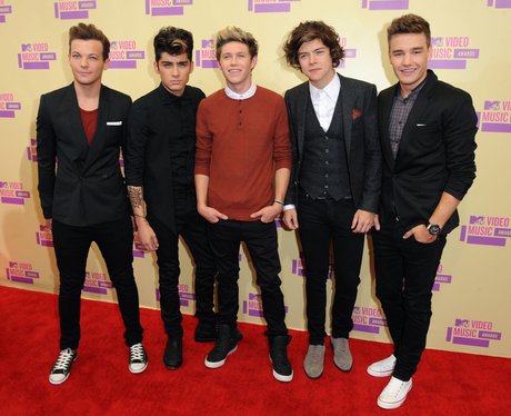 One Direction at the MTV VMA's 2012.