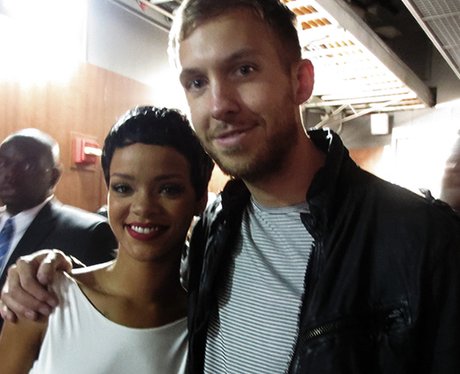 Rihanna and Calvin at the VMAs