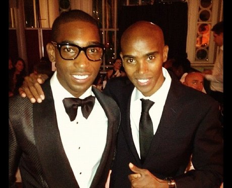 Tinie Tempah and Mo Farah at Men Of The Year Awards.