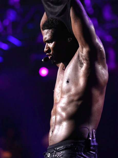 Usher topless