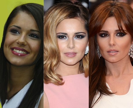 Cheryl dyes her hair red.