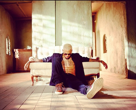 Chris Brown teases 'Don't Judge Me' video.