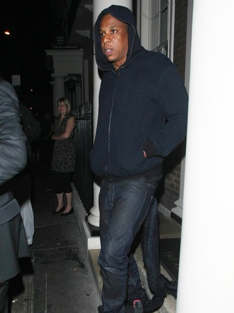 Jay Z leaving the Arts Club in Mayfair.