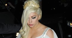 Lady Gaga princess wedding dress